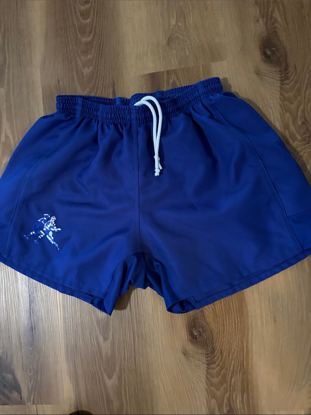 Royal Blue Athletic Swim Shorts with Drawstring